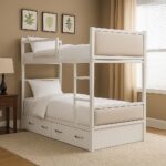 تخت دو طبقه کشو دار HB-003