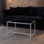 جلومبلی شیشه دودی ابعاد 50 ×100 